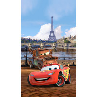 Dětský závěs DISNEY - CARS v Paříži - 140x245 cm