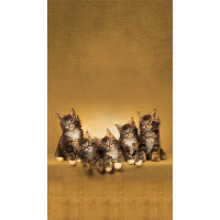 Designový závěs - Kočky - 140x245 cm
