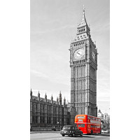 Designový závěs - Big Ben - 140x245 cm