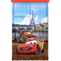 Dětský závěs DISNEY - CARS v Paříži - 140x245 cm