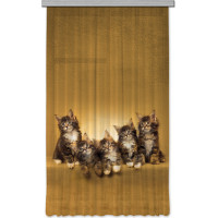 Designový závěs - Kočky - 140x245 cm