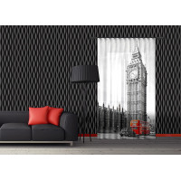 Designový závěs - Big Ben - 140x245 cm