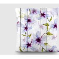 Dekorační polštář - Květiny - 45x45 cm