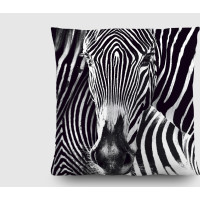 Dekorační polštář - Zebra - 45x45 cm