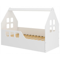 Dětská domečková postel KIDHOUSE - sonoma - levá - 160x80 cm