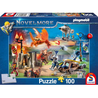 SCHMIDT Puzzle Playmobil Novelmore: Kolbiště 100 dílků