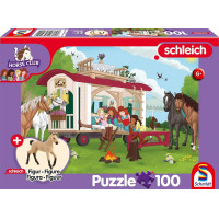 SCHMIDT Puzzle Schleich Táborák u karavanu 100 dílků + figurka Schleich