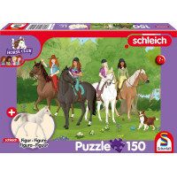 SCHMIDT Puzzle Schleich Výlet do přírody 150 dílků + figurka Schleich