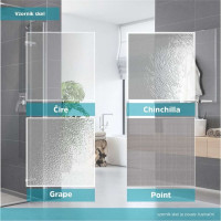 Sprchový kout na stěnu LIMA - čtverec - chrom/sklo Čiré - křídlové dveře
