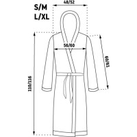 Dámský župan TEDDY - ecru bílý