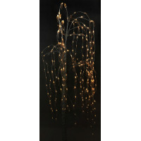 Vánoční LED březový stromek s lístky - 180 cm - 240 LED