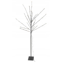 Vánoční LED stromek černý - 150 cm - 96 LED
