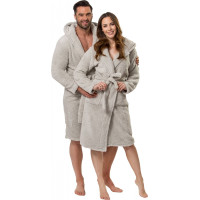 Pánský župan TEDDY - šedý