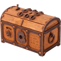 WOODEN CITY 3D dřevěné puzzle Escape room: Truhla s pokladem 165 dílků