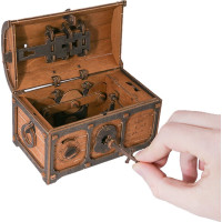WOODEN CITY 3D dřevěné puzzle Escape room: Truhla s pokladem 165 dílků