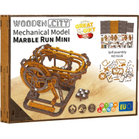 WOODEN CITY 3D dřevěné puzzle Kuličková dráha mini 147 dílků