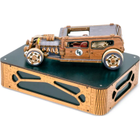 WOODEN CITY 3D puzzle Automobil Hot Rod Limitovaná edice 142 dílů