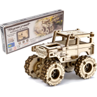 WOODEN CITY 3D puzzle Superfast Monster Truck 5