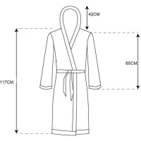 Pánský župan TEDDY - šedý