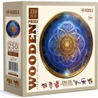 WOODEN CITY Dřevěné puzzle Modrý zvěrokruh 250 dílků EKO