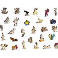 WOODEN CITY Dřevěné puzzle Přání v knihkupectví 2v1, 4000 dílků