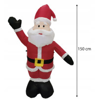 Nafukovací Santa Claus s osvětlením - 150 cm