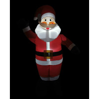 Nafukovací Santa Claus s dárky a osvětlením - 180 cm