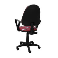 Dětská otočná židle GREG - FOTBAL červená