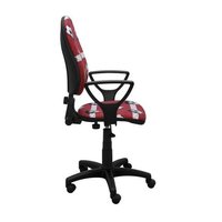 Dětská otočná židle GREG - FOTBAL červená