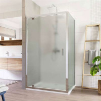 Sprchový kout LIMA - obdélník - chrom/sklo Point - křídlové dveře