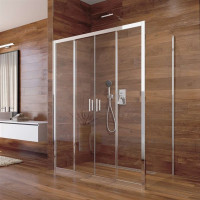 Sprchový kout LIMA - obdélník - chrom/sklo Čiré - čtyřdílné posuvné dveře