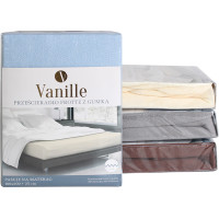 Froté prostěradlo VANILLE 200x180 cm + 25cm - vínově červené