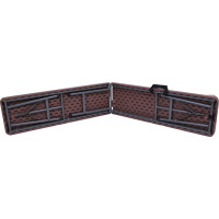 Set cateringového nábytku RATTAN - stůl 180 cm + 2 lavice - hnědý