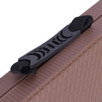 Set cateringového nábytku RATTAN - stůl 180 cm + 2 lavice - hnědý