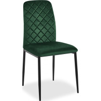 Jídelní židle MAVERIK VELVET - tmavě zelená