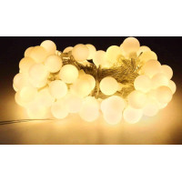 Vánoční LED osvětlení s dálkovým ovladačem BUBBLE - 50 LED - teplá bílá