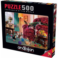 ANATOLIAN Puzzle Nezbedná koťata 500 dílků