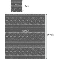 Vánoční deka 160x200 cm + 2 ks povlaků na polštář - norský vzor - šedá