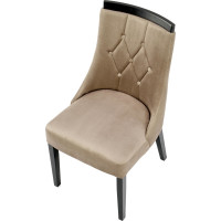 Jídelní židle ARISTOCRAT - černá/světle hnědá