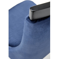 Jídelní židle ARISTOCRAT - černá/tmavě modrá