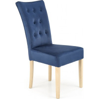 Jídelní židle NEW ENGLAND - dub medový/tmavě modrá