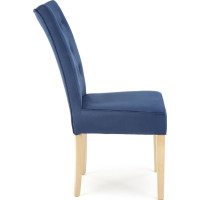 Jídelní židle NEW ENGLAND - dub medový/tmavě modrá