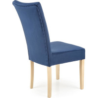 Jídelní židle NEW ENGLAND - dub medový/tmavě modrá