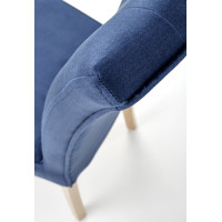 Jídelní židle NEW ENGLAND - dub medový/tmavě modrá