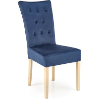 Jídelní židle NEW ENGLAND - dub medový/tmavě modrá
