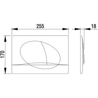 WC komplet pro zazdění s příslušenstvím - WC 35,5x52,5 cm