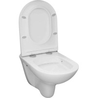 Závěsné RIMLESS WC - 53x35,5x36 cm + duroplast sedátko SLIM