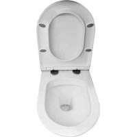 Závěsné RIMLESS WC - 53x35,5x36 cm + duroplast sedátko SLIM