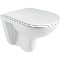 Závěsné RIMLESS WC - 53x35,5x36 cm + duroplast sedátko SLIM