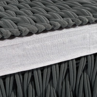 Kufr na prádlo MERIDA - grafitový - velikost L 76x46x46 cm